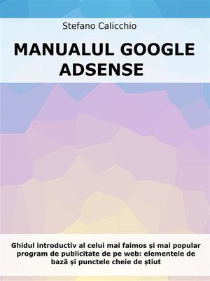 cover image of Manualul Google Adsense